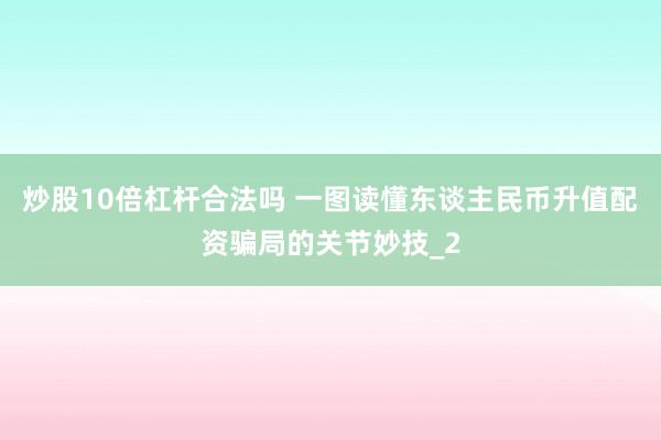炒股10倍杠杆合法吗 一图读懂东谈主民币升值配资骗局的关节妙技_2